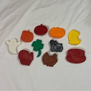 10 Assorted Holiday Cookie Cutters